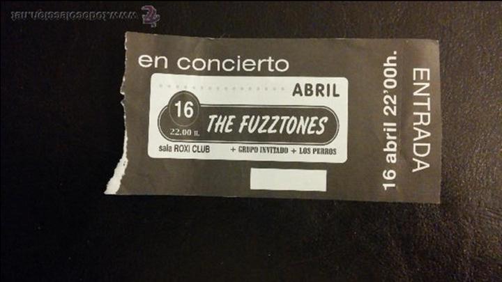 Carteles espect&aacute;culos: Entrada fuzzstone+grupo invitado los perros - Foto 1