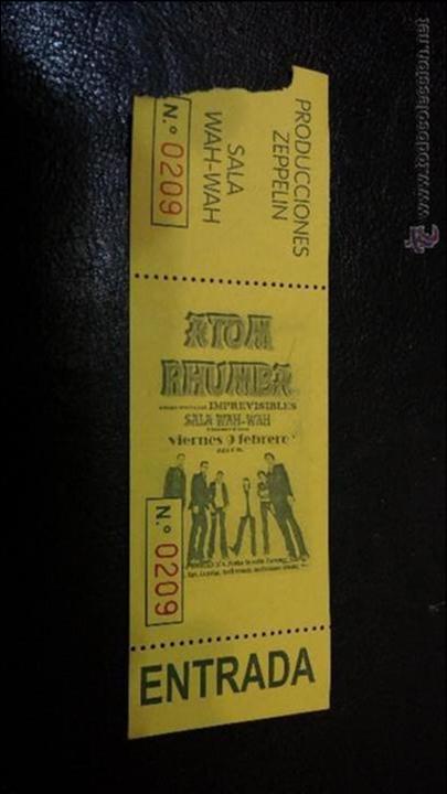 Carteles espect&aacute;culos: Entrada de concierto Atom Rhumba - Foto 1
