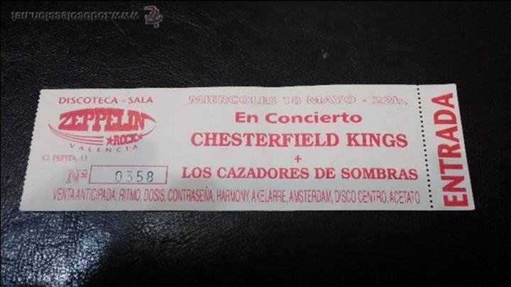 Carteles espect&aacute;culos: Entrada chesterfields king - Foto 1