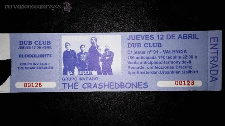 Carteles espect&aacute;culos: Entrada the crasbedbones Dub club - Foto 1
