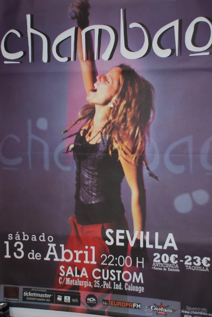 Carteles espect&aacute;culos: CHAMBAO CARTEL 70X100CM. APROX. - Foto 1