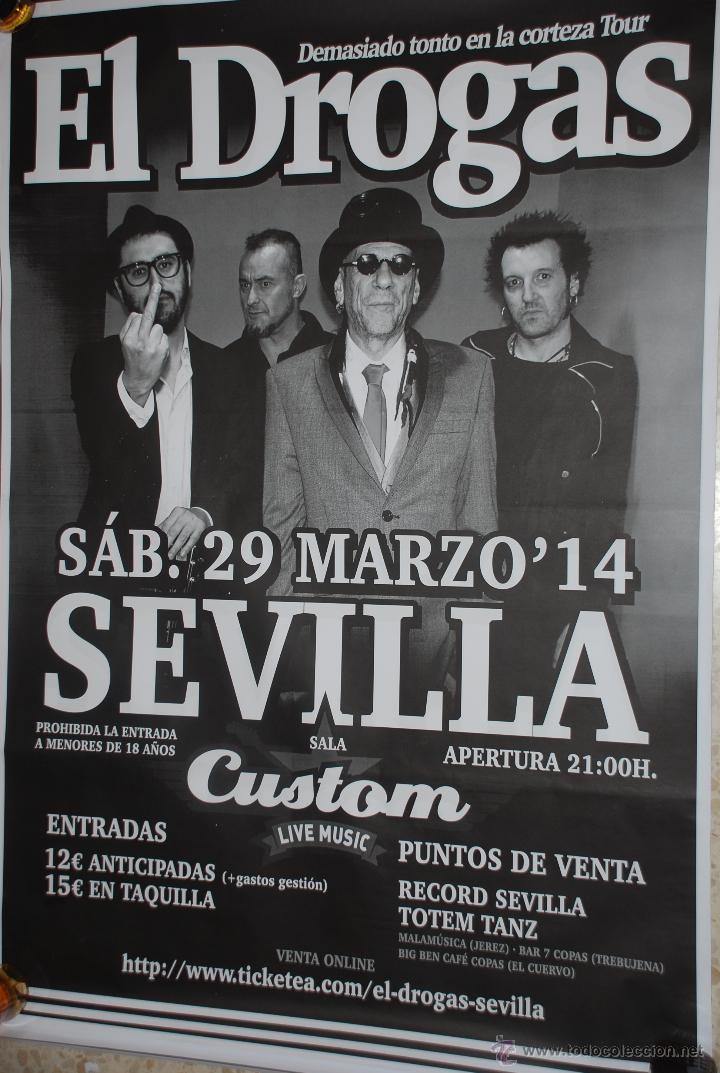 Carteles espect&aacute;culos: EL DROGAS CARTEL 100X140CM. APROX. - Foto 1