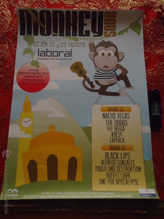 Carteles espect&aacute;culos: cartel monkey days , gijon - Foto 1