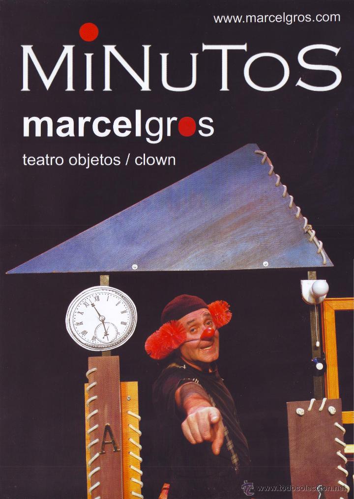 Carteles espect&aacute;culos: Minutos (Marcel Gros) - Foto 1
