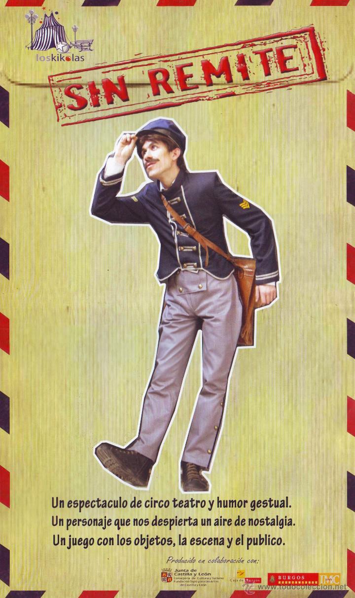 Carteles espect&aacute;culos: Sin remite (Los Kikolas) - Foto 1