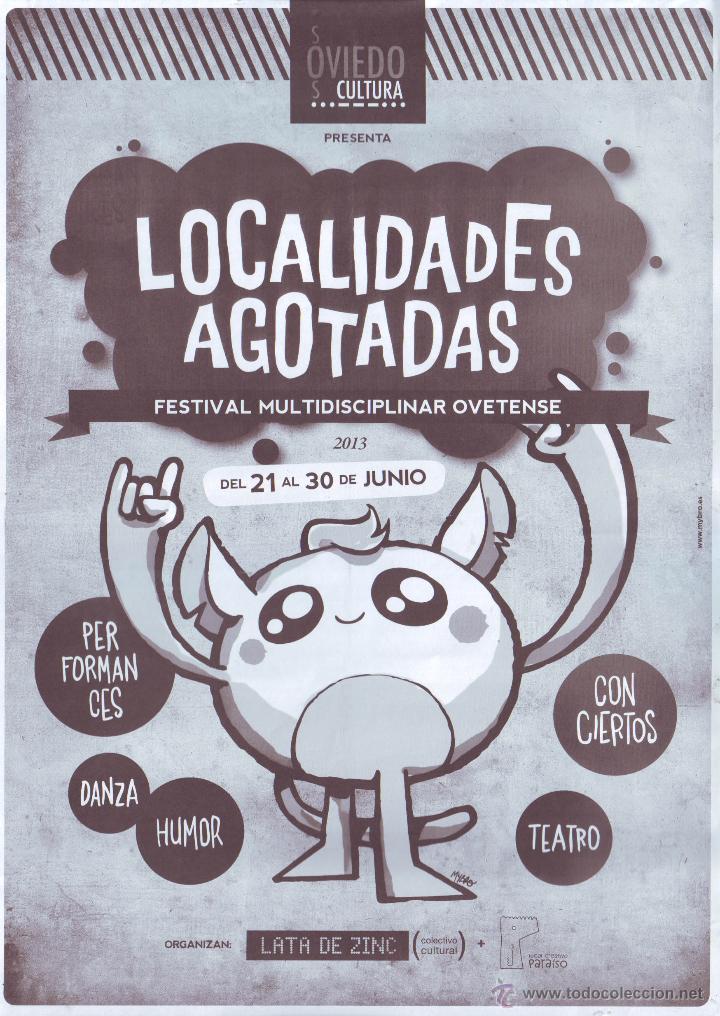 Carteles espect&aacute;culos: Localidades agotadas (3. Oviedo. 2013) - Foto 1
