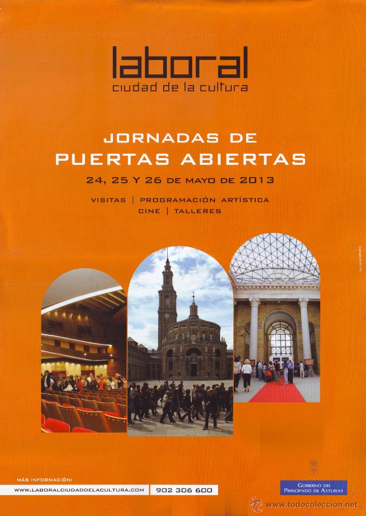 Carteles espect&aacute;culos: Jornadas de puertas abiertas (Laboral. 2013) - Foto 1