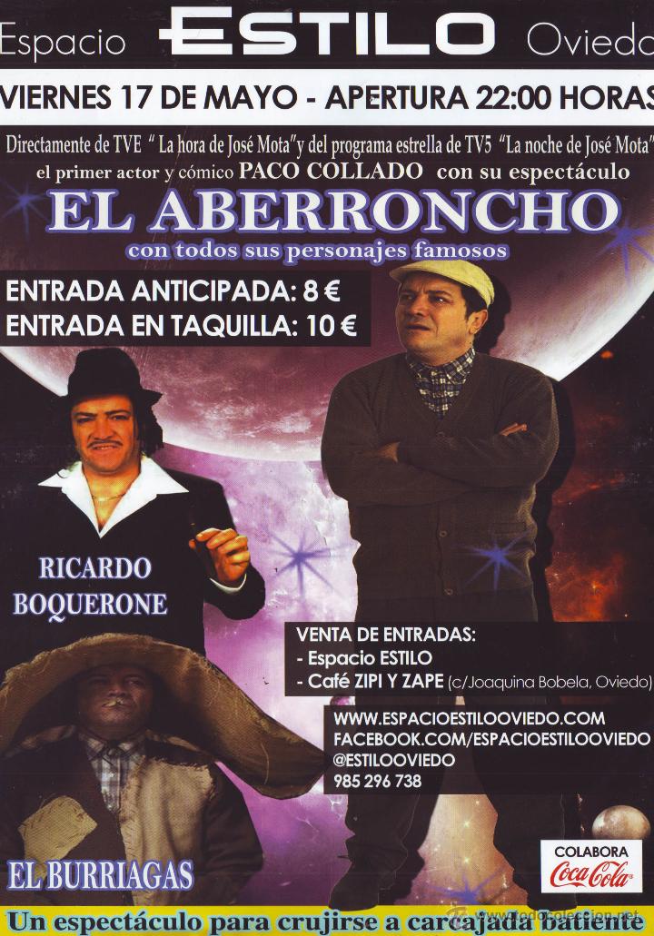 Carteles espect&aacute;culos: El aberroncho (Espacio Estilo. 2013) - Foto 1