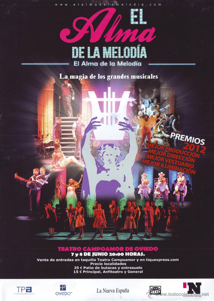 Carteles espect&aacute;culos: El alma de la melod&iacute;a (Teatro Campoamor. 2013) - Foto 1