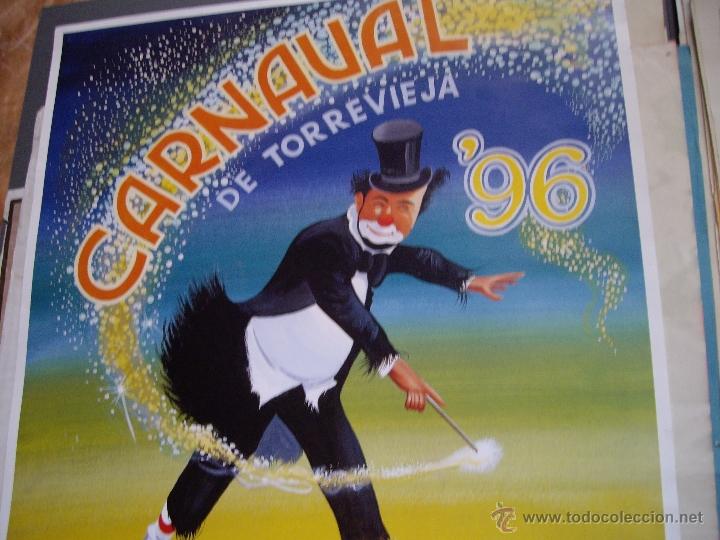 Carteles espect&aacute;culos: CARTEL CARNAVAL DE TORREVIEJA 96 - Foto 1