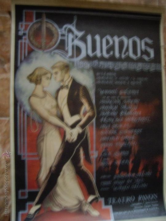 Carteles espect&aacute;culos: CARTEL TEATRO PAVON BUENOS - Foto 1