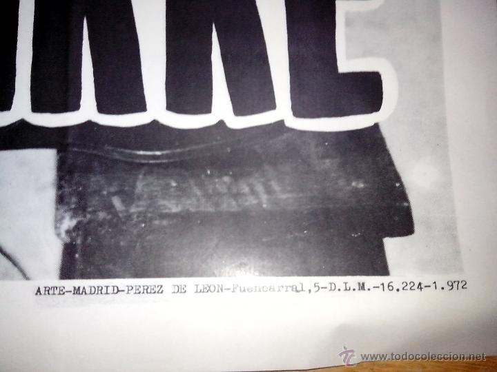 Carteles espect&aacute;culos: CARTEL (CHOLO AGUIRRE) 1972 - Foto 3