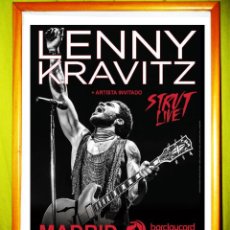 Affiches Spectacles: POSTER DE CONCIERTO DE - LENNY KRAVITZ - EN MADRID . TOUR.- STRUT LIVE - 2015. Lote 56622695
