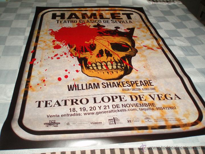 Carteles espect&aacute;culos: cartel teatro clasico de sevilla  Hamlet - Foto 1