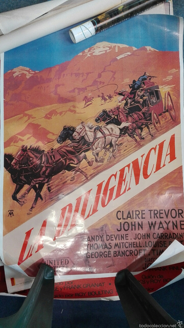 Carteles espect&aacute;culos: Cartel pel&iacute;cula la diligencia - Foto 1