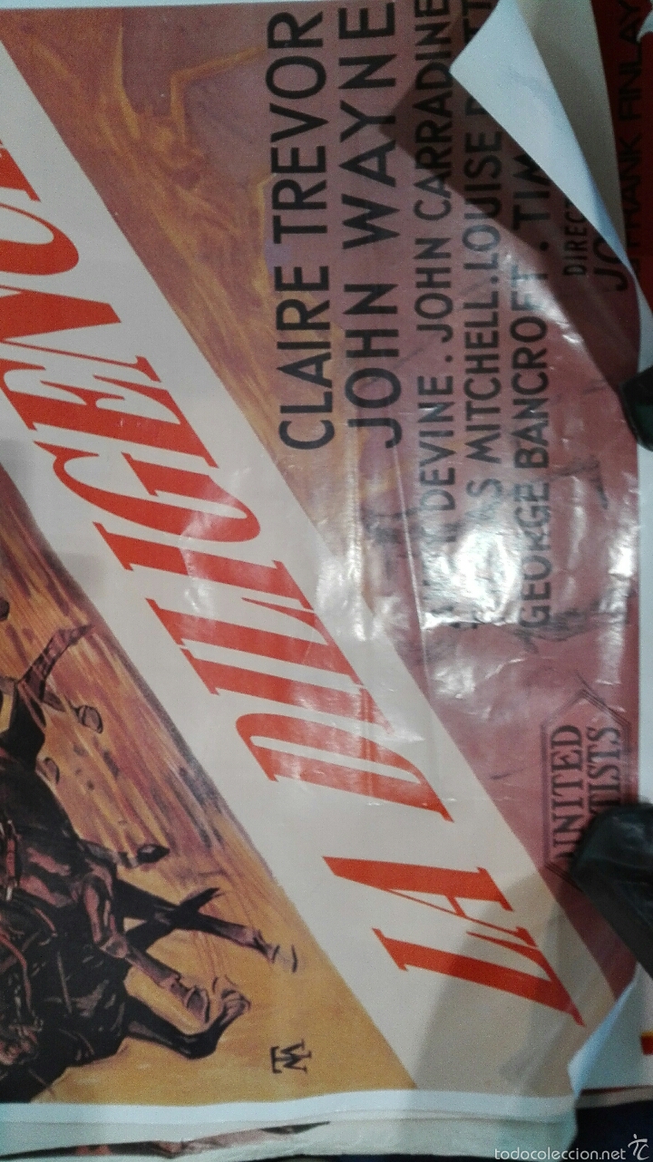 Carteles espect&aacute;culos: Cartel pel&iacute;cula la diligencia - Foto 2