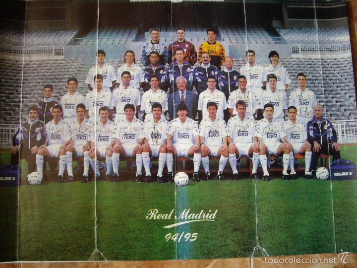 Carteles espect&aacute;culos: POSTER DEL REAL MADRID 94-95 - Foto 1