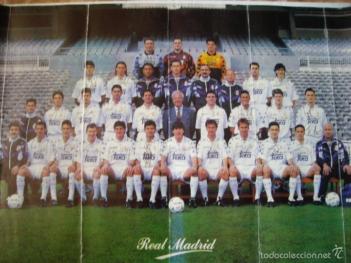 Carteles espect&aacute;culos: POSTER DEL REAL MADRID 94-95 - Foto 3