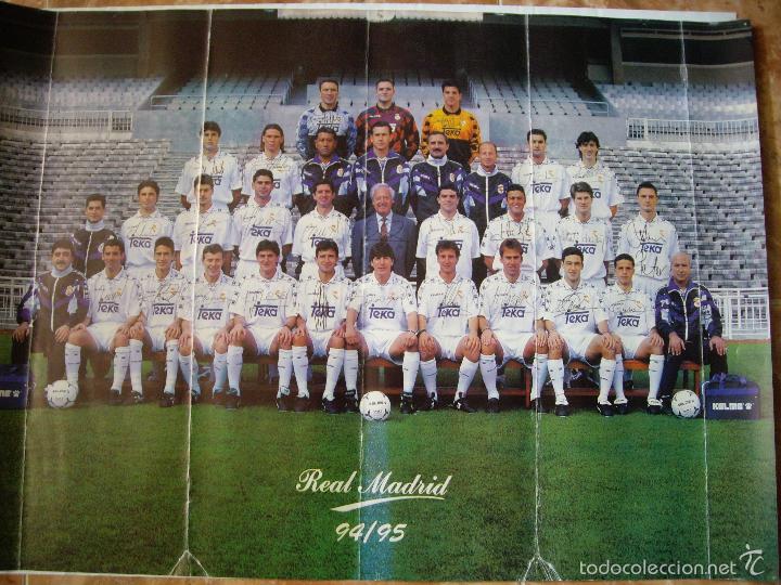 Carteles espect&aacute;culos: POSTER DEL REAL MADRID 94-95 - Foto 4