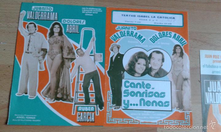 Carteles espect&aacute;culos: tres programas de teatro de juanito valderrama y dolores abril - Foto 2