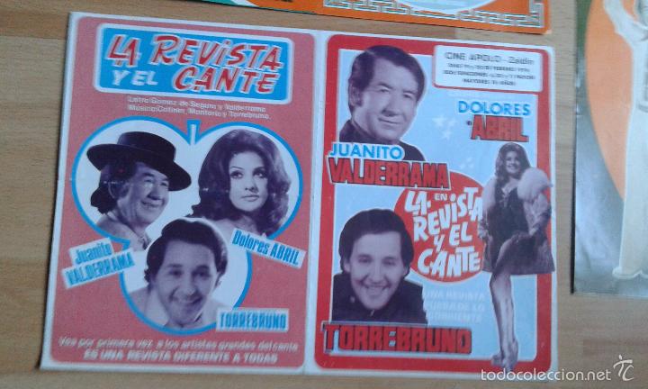 Carteles espect&aacute;culos: tres programas de teatro de juanito valderrama y dolores abril - Foto 4