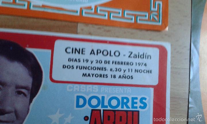 Carteles espect&aacute;culos: tres programas de teatro de juanito valderrama y dolores abril - Foto 5