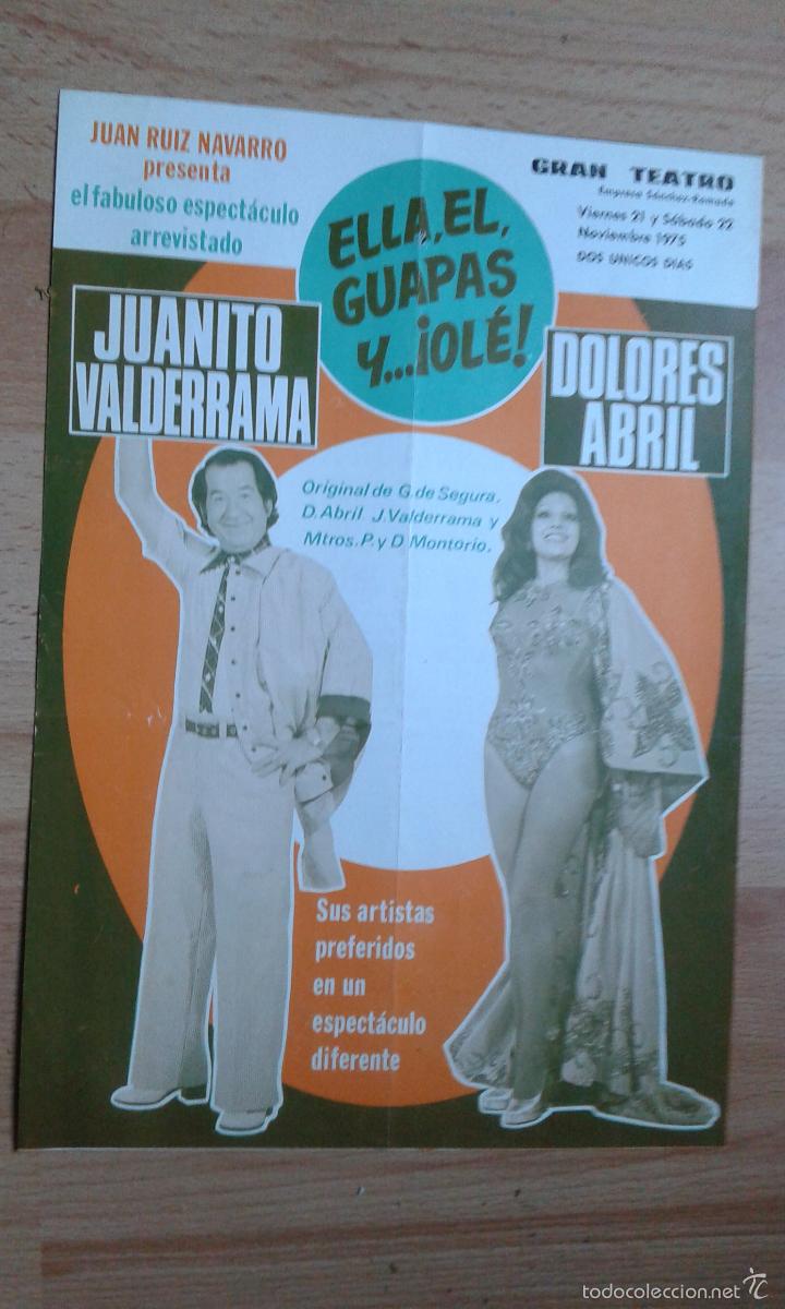 Carteles espect&aacute;culos: tres programas de teatro de juanito valderrama y dolores abril - Foto 6