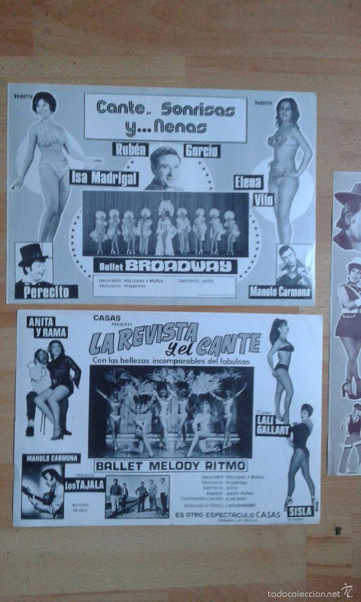 Carteles espect&aacute;culos: tres programas de teatro de juanito valderrama y dolores abril - Foto 8