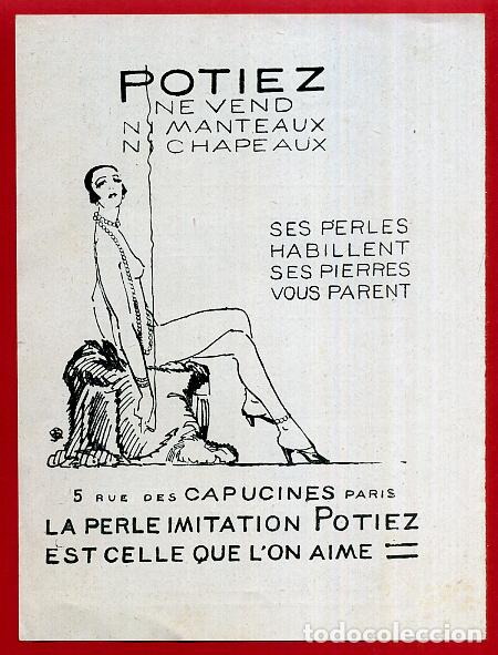 Carteles espect&aacute;culos: PROGRAMA TEATRO POTIEZ , LA PERLE IMITATION , 1 HOJA , ORIGINAL , PT1 - Foto 1