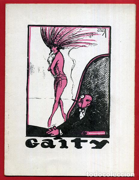 Carteles espect&aacute;culos: PROGRAMA TEATRO GAITY , PARIS 1926 , REVISTA , ORIGINAL , PT1 - Foto 1