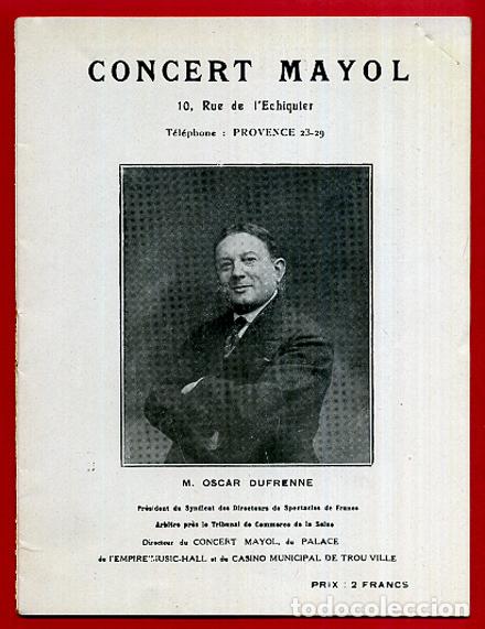 Carteles espect&aacute;culos: PROGRAMA TEATRO, CONCERT MAYOL , , REVISTA , ORIGINAL , PT1 - Foto 2
