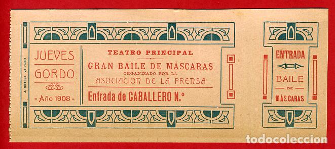 Antigua Entrada Teatro Principal Valencia Gra Comprar Carteles Antiguos Circo Magia Y Espectaculos En Todocoleccion 68867073