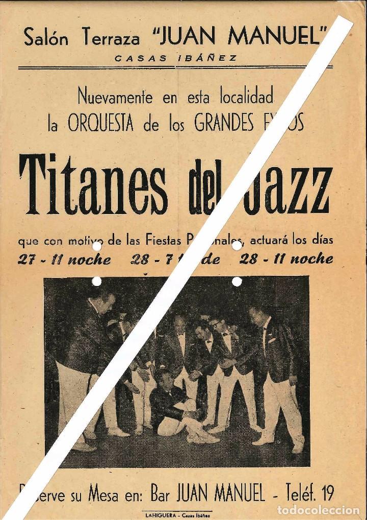Carteles espect&aacute;culos: CARTEL ORQUESTA TITANES DEL JAZZ - Foto 1