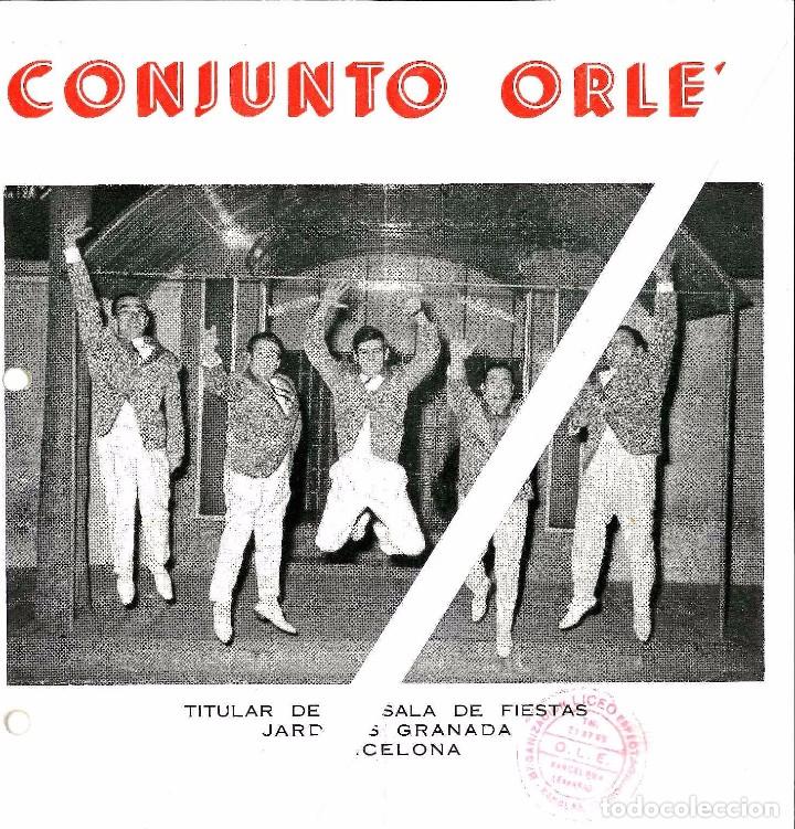 Carteles espect&aacute;culos: CARTEL CONJUNTO ORLEY - Foto 1