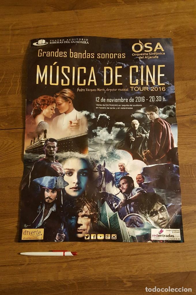 Carteles espect&aacute;culos: Cartel Musica de cine - Foto 1