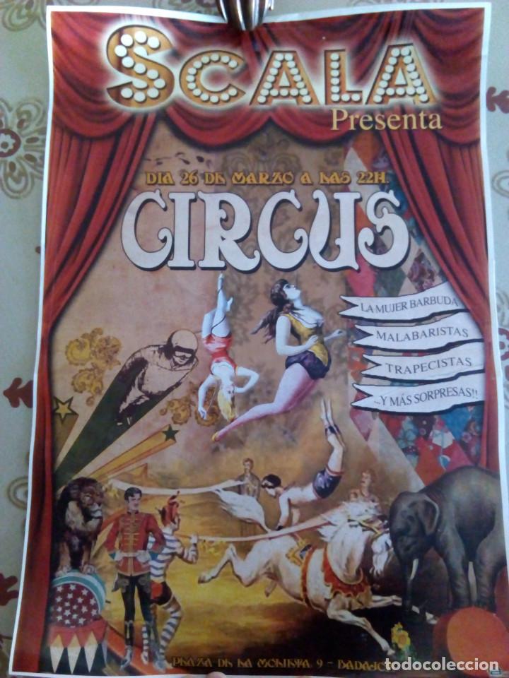 Carteles espect&aacute;culos: Cartel Espect&aacute;culo Circense. 33 x 48 cms. - Foto 1