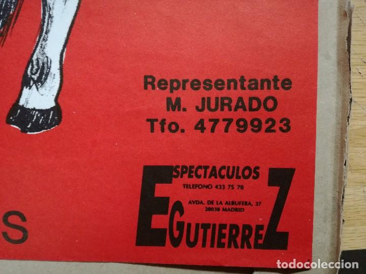 Carteles espect&aacute;culos: CARTEL DEL ESPECTACULO TORO MECANICO.ESPECTACULOS GUTIERREZ - Foto 2