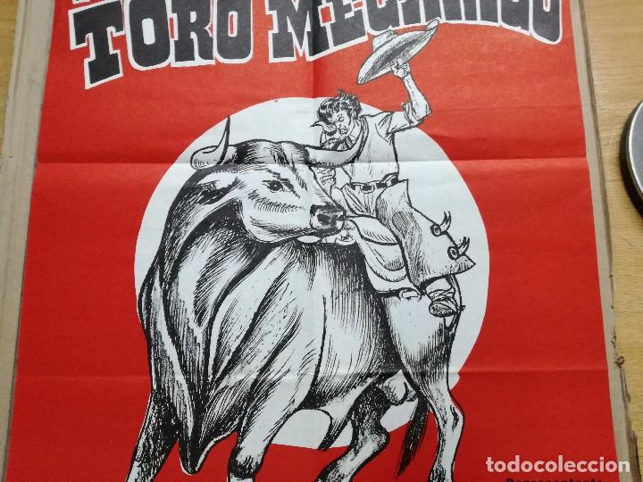 Carteles espect&aacute;culos: CARTEL DEL ESPECTACULO TORO MECANICO.ESPECTACULOS GUTIERREZ - Foto 3