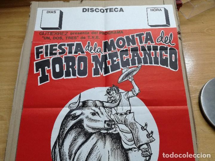Carteles espect&aacute;culos: CARTEL DEL ESPECTACULO TORO MECANICO.ESPECTACULOS GUTIERREZ - Foto 4
