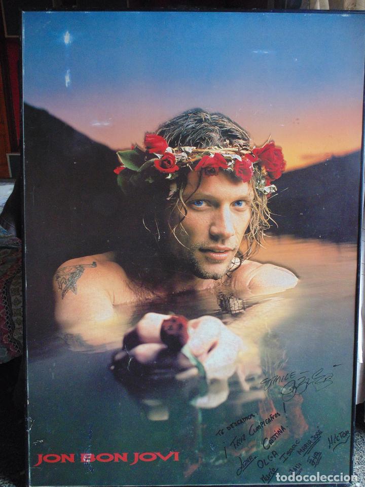 Poster Grande De Jon Bon Jovi Firmado Tam Sold Through Direct Sale 136765836