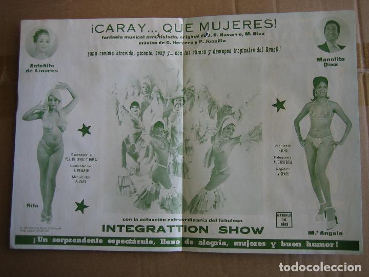 Carteles espect&aacute;culos: Antiguo programa teatro cinema Cabrera. Ecija - Foto 2