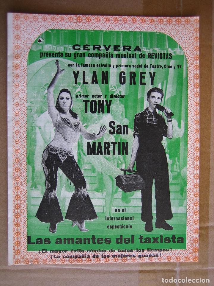 Carteles espect&aacute;culos: Antiguo programa teatro cinema Cabrera. Ecija - Foto 1