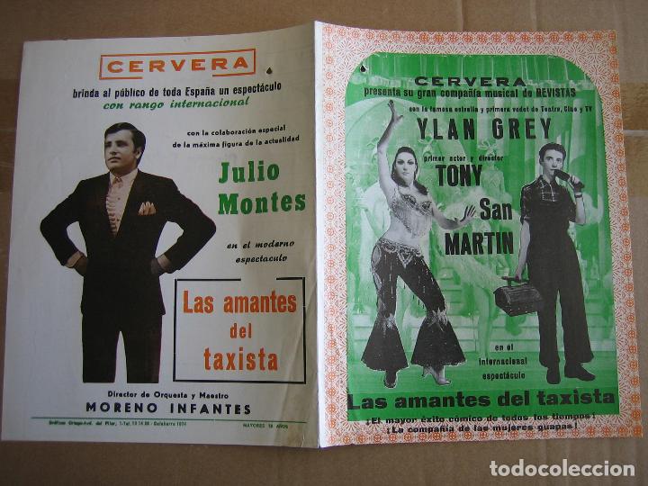 Carteles espect&aacute;culos: Antiguo programa teatro cinema Cabrera. Ecija - Foto 3