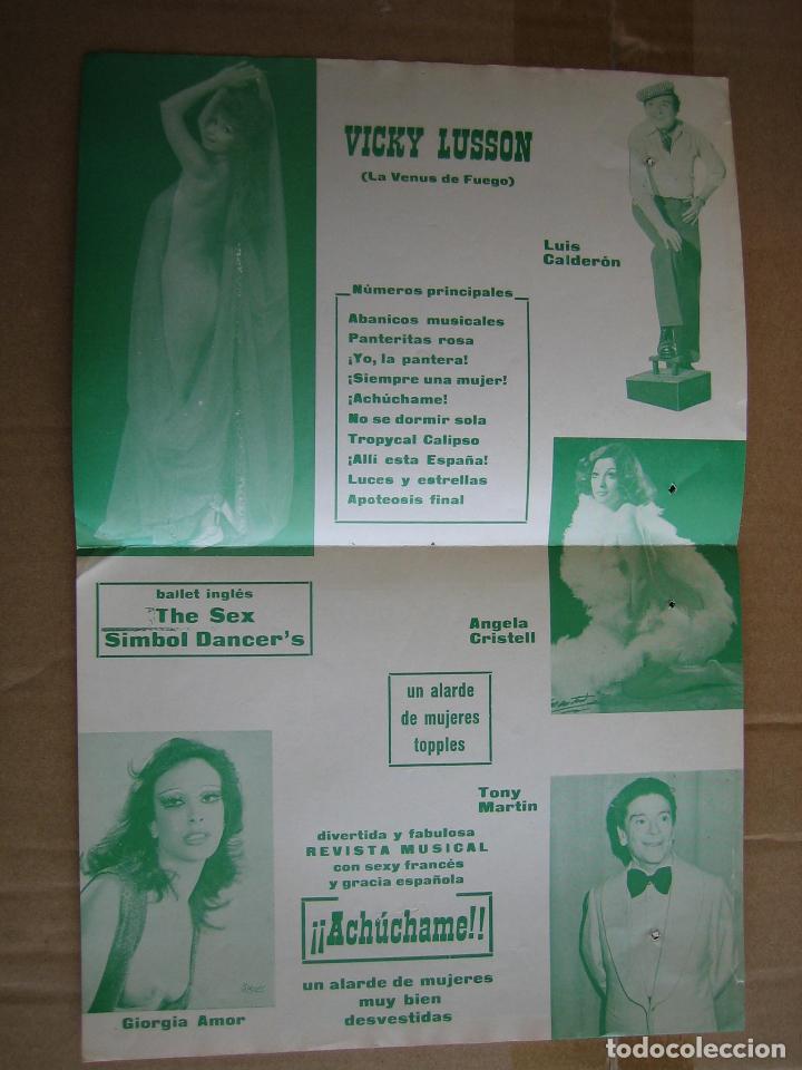 Carteles espect&aacute;culos: Antiguo programa teatro cinema Cabrera. Ecija - Foto 2