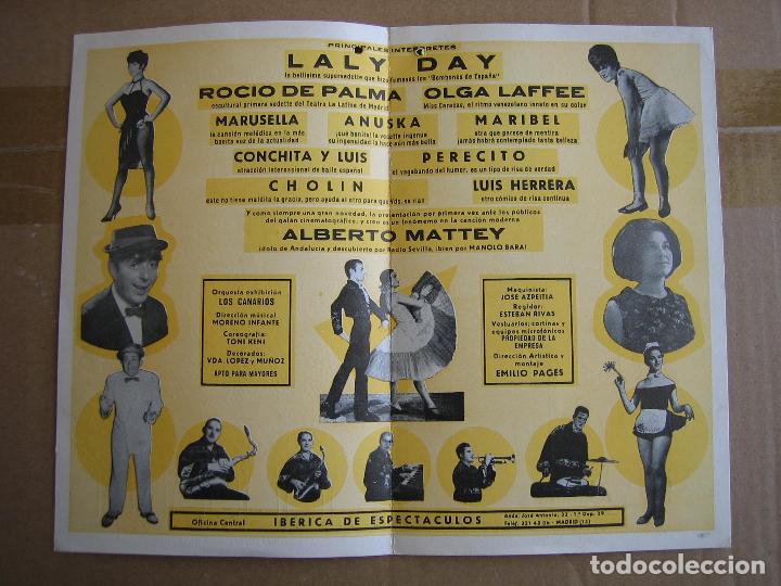 Carteles espect&aacute;culos: Antiguo programa teatro cinema Cabrera. Ecija - Foto 2