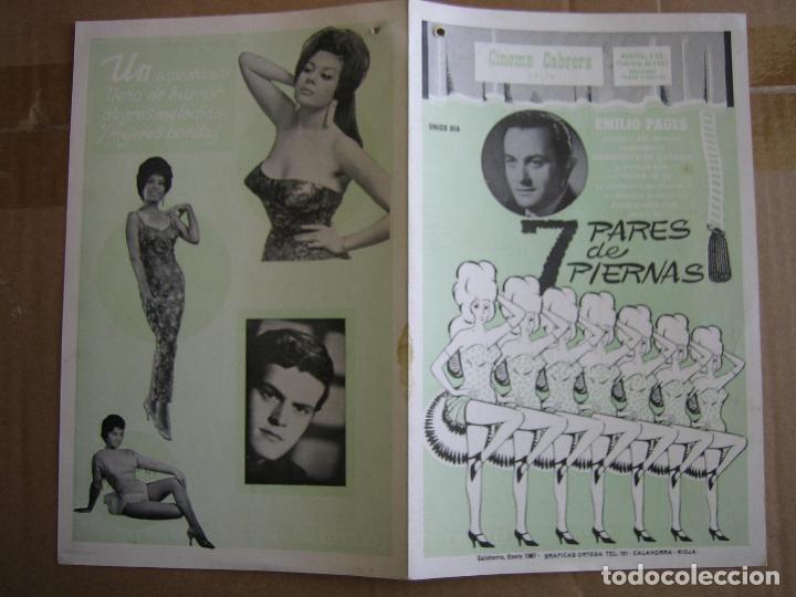 Carteles espect&aacute;culos: Antiguo programa teatro cinema Cabrera. Ecija - Foto 3