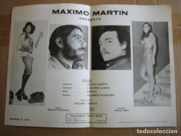 Carteles espect&aacute;culos: Antiguo programa teatro cinema Cabrera. Ecija - Foto 3