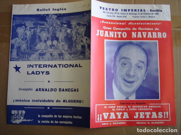 Carteles espect&aacute;culos: Antiguo programa teatro cinema Cabrera. Ecija - Foto 3