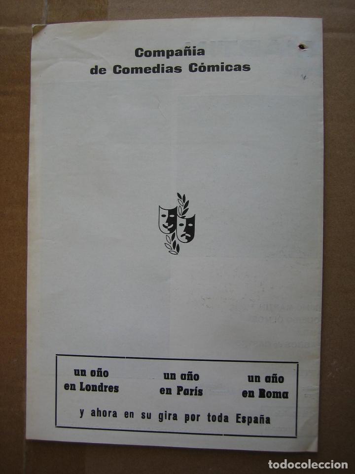 Carteles espect&aacute;culos: Antiguo programa teatro cinema Cabrera. Ecija - Foto 3