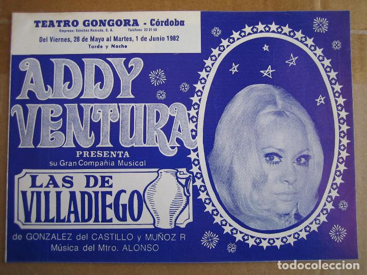 Carteles espect&aacute;culos: Antiguo programa teatro cinema Cabrera. Ecija - Foto 1